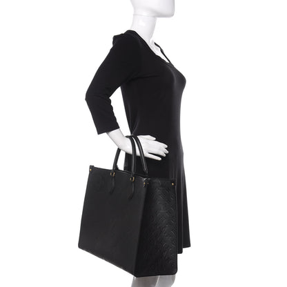 Louis Vuitton Empreinte Monogram Giant Onthego GM Black 3 of 11