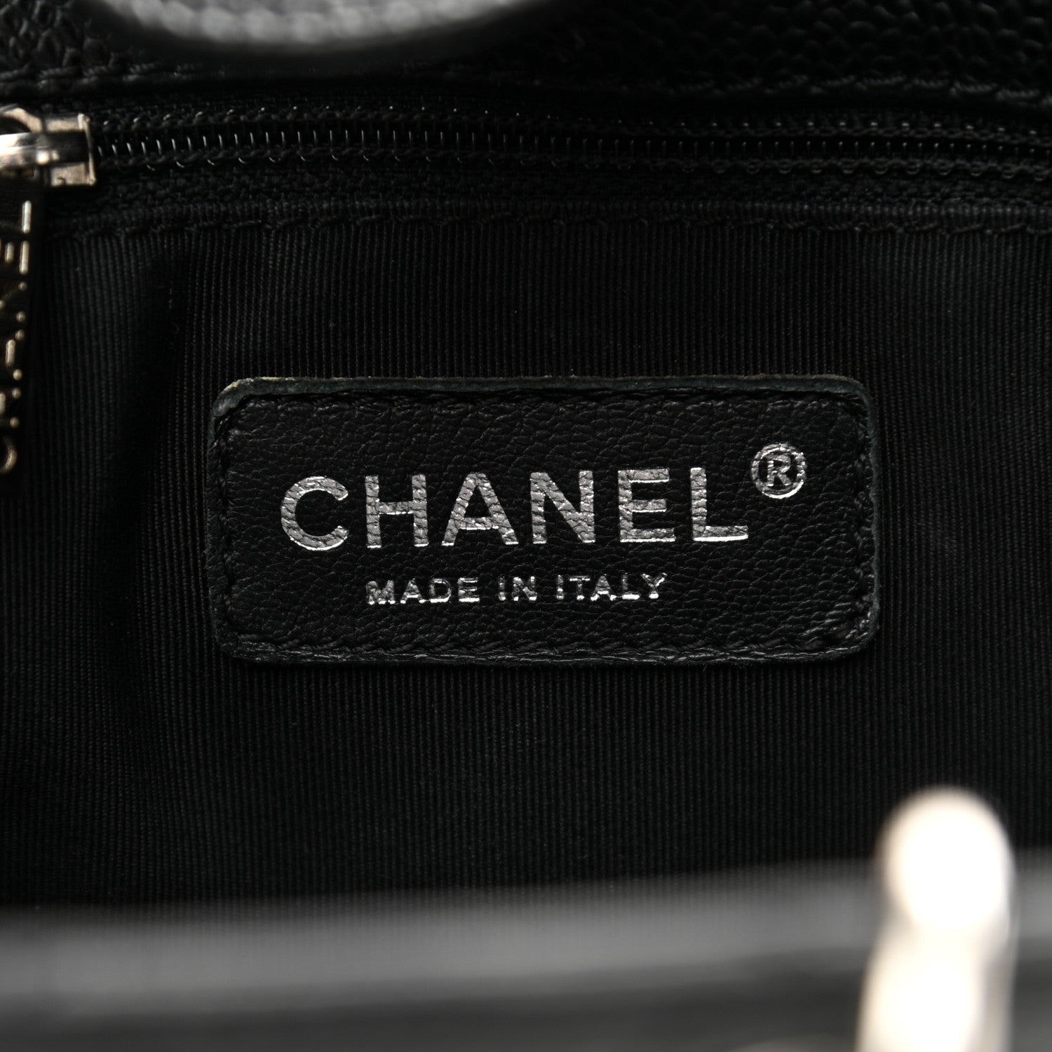 Chanel Caviar Quilted Petit Shopping Tote PST Black 6 of 11