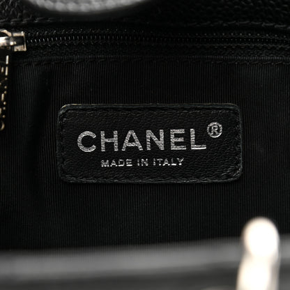 Chanel Caviar Quilted Petit Shopping Tote PST Black 6 of 11