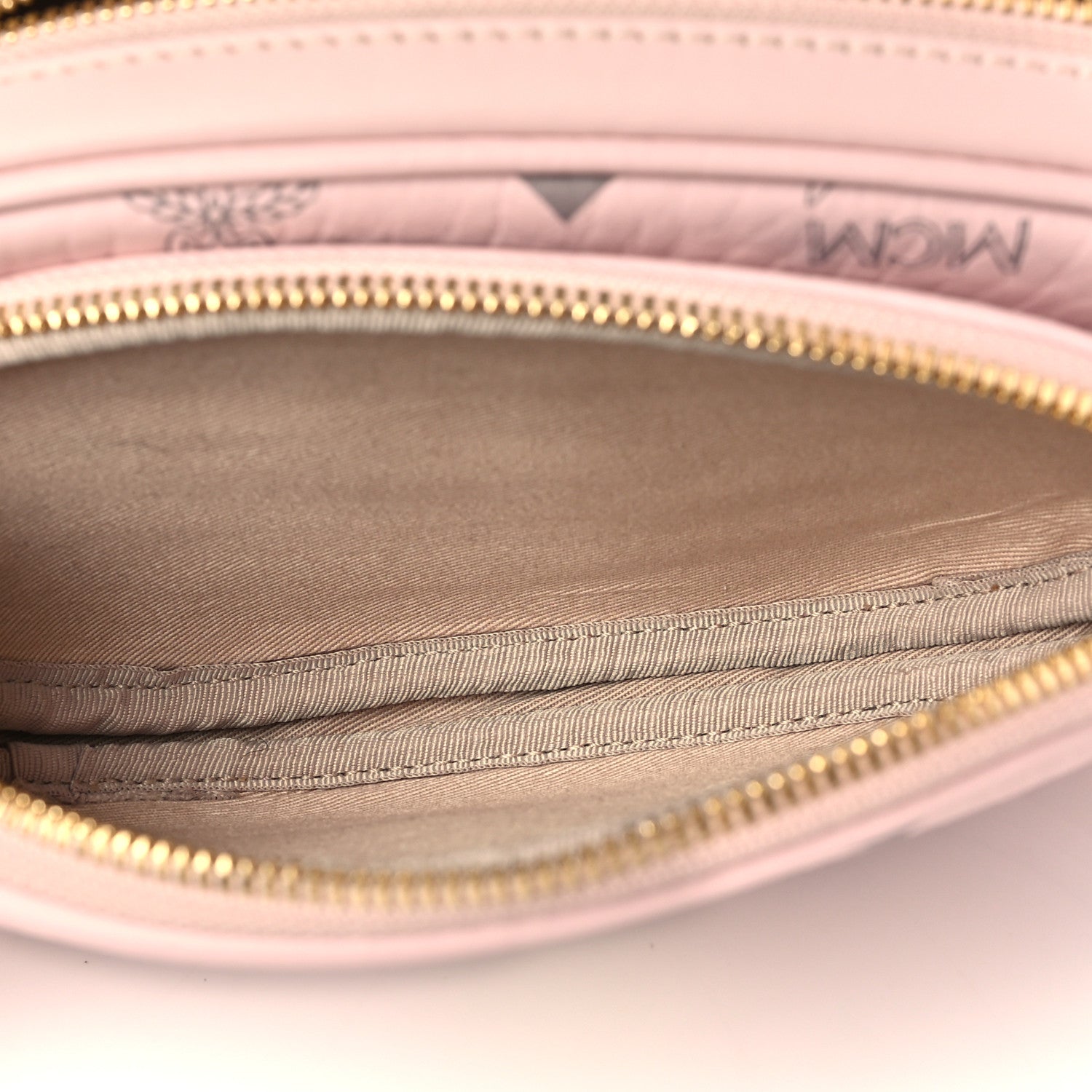 MCM Visetos Small Aren Multifunction Crossbody Pouch Powder Pink 5 of 6