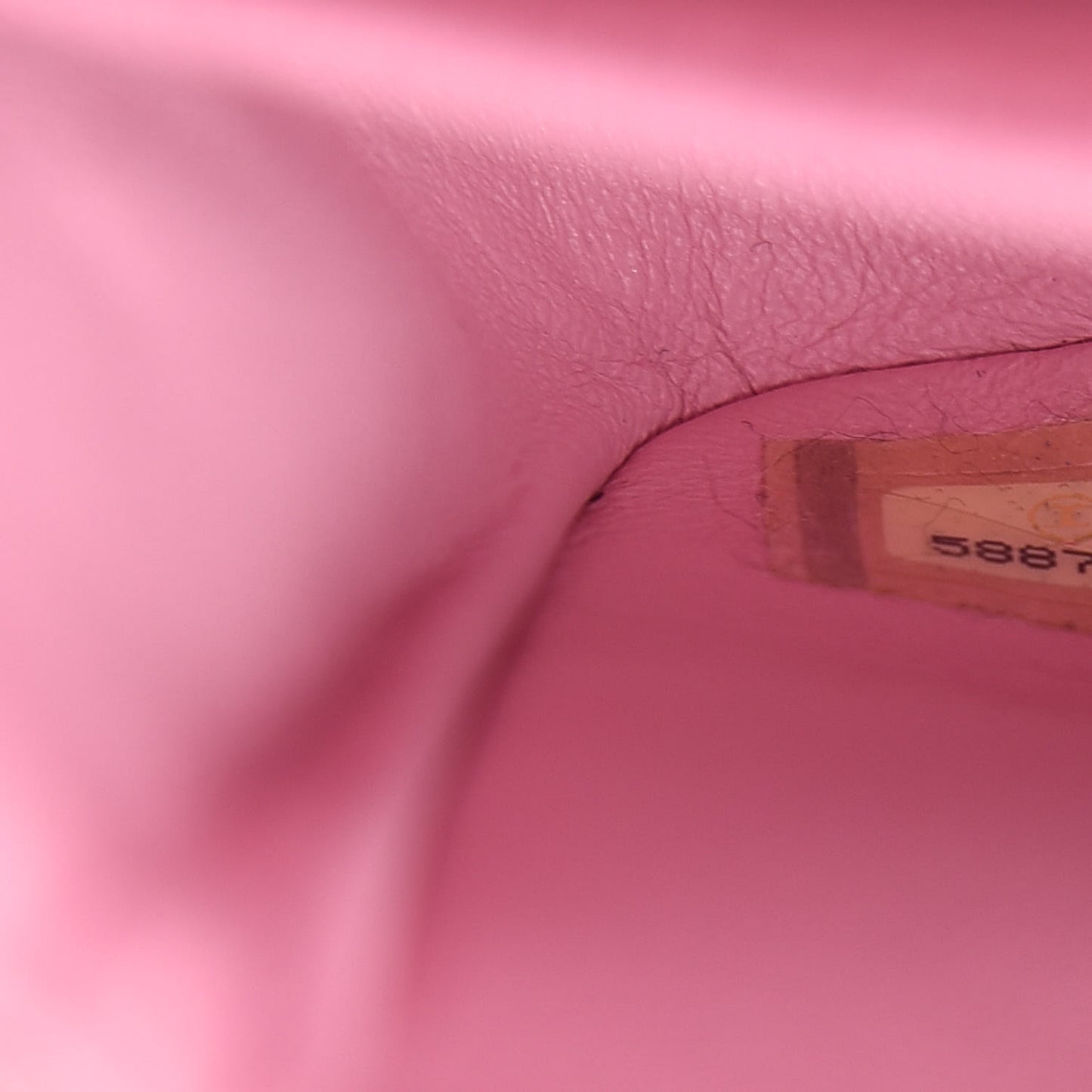 Jersey Quilted Medium Double Flap Pink