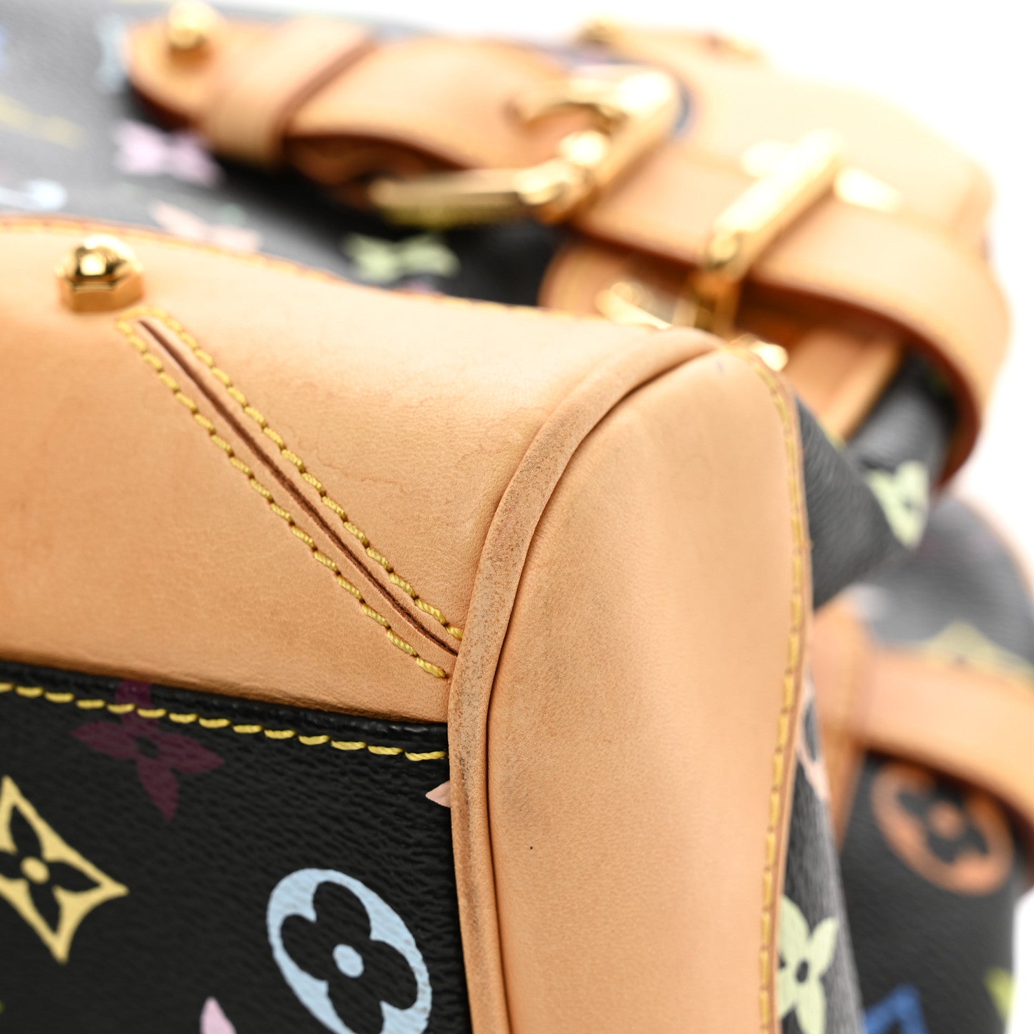 Louis Vuitton Monogram Multicolor Claudia Black 10 of 10