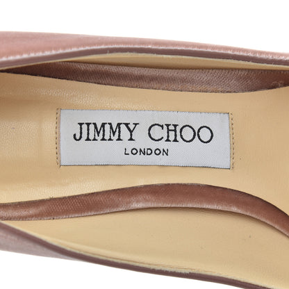 Jimmy Choo Velvet Romy 100 Pumps 37 Antique Rose 7 of 17