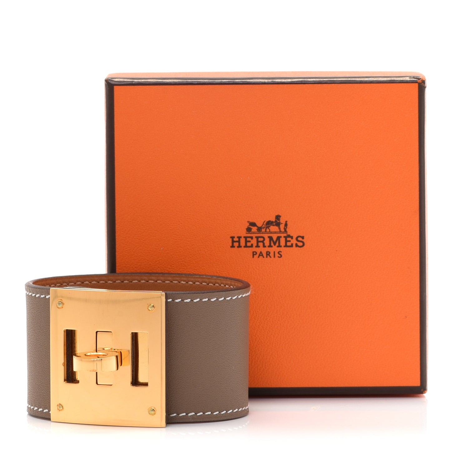 Swift Kelly Dog Bracelet T2 Etoupe