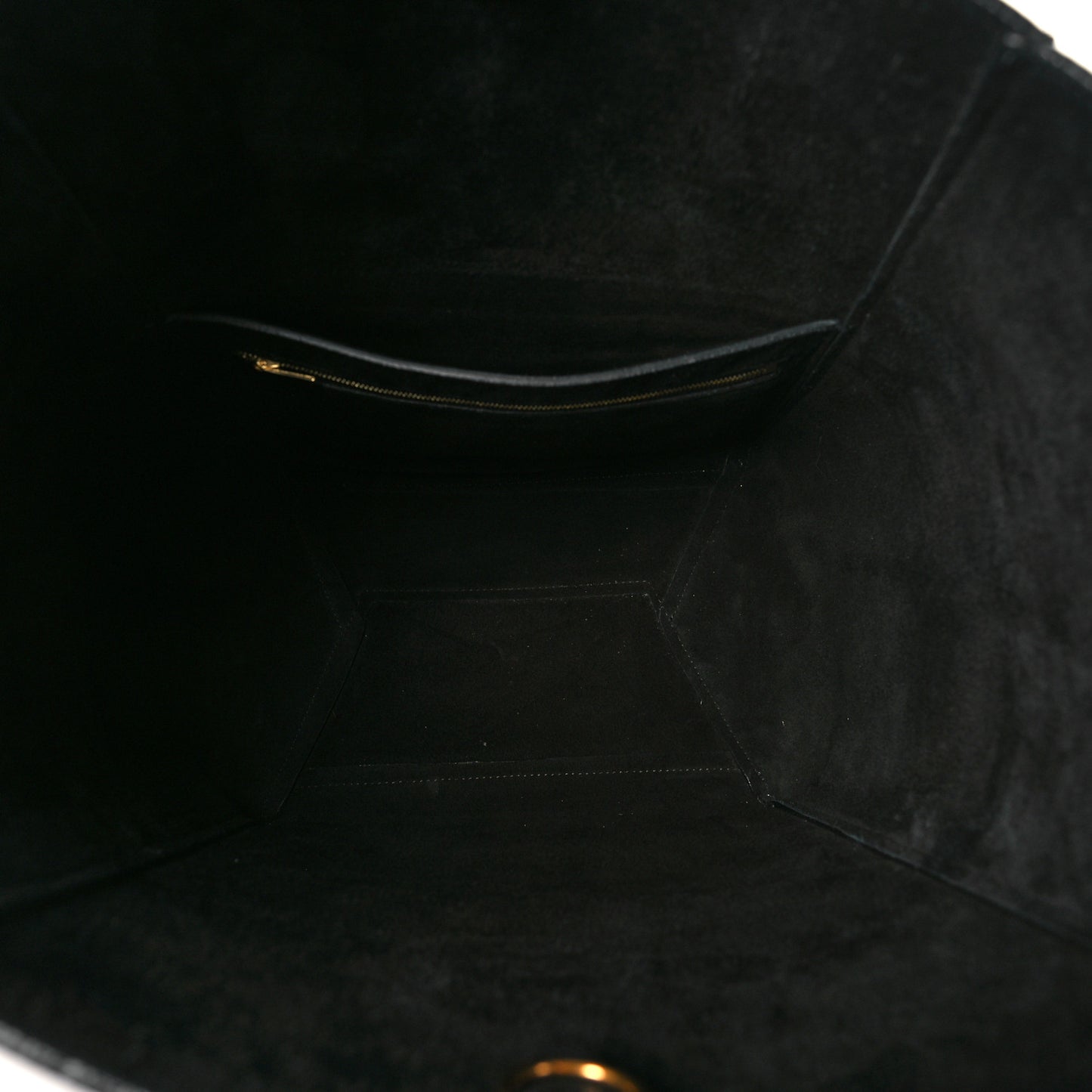 Soft Grained Calfskin Sangle Bucket Bag Black