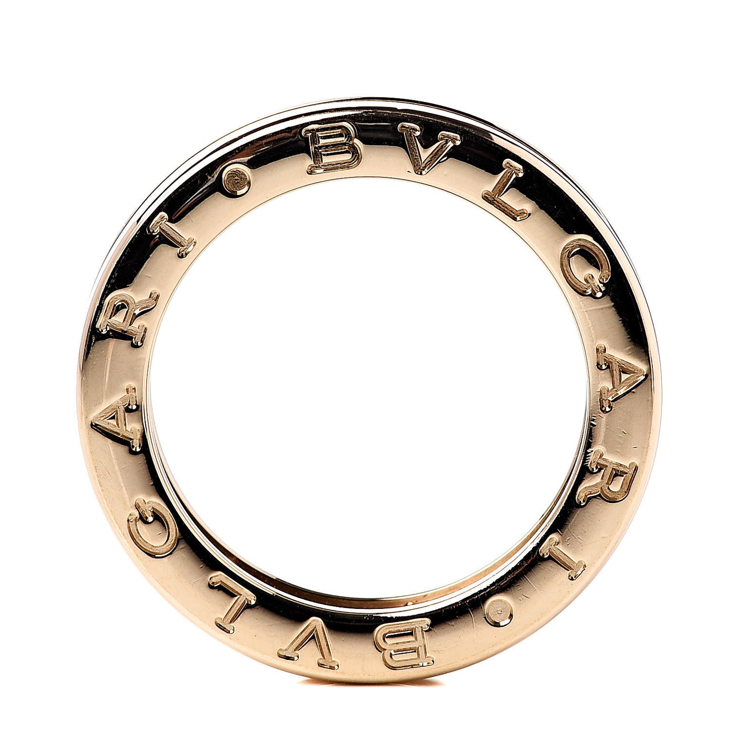 18K Yellow Gold B.Zero1 One-Band Ring 51 5.75