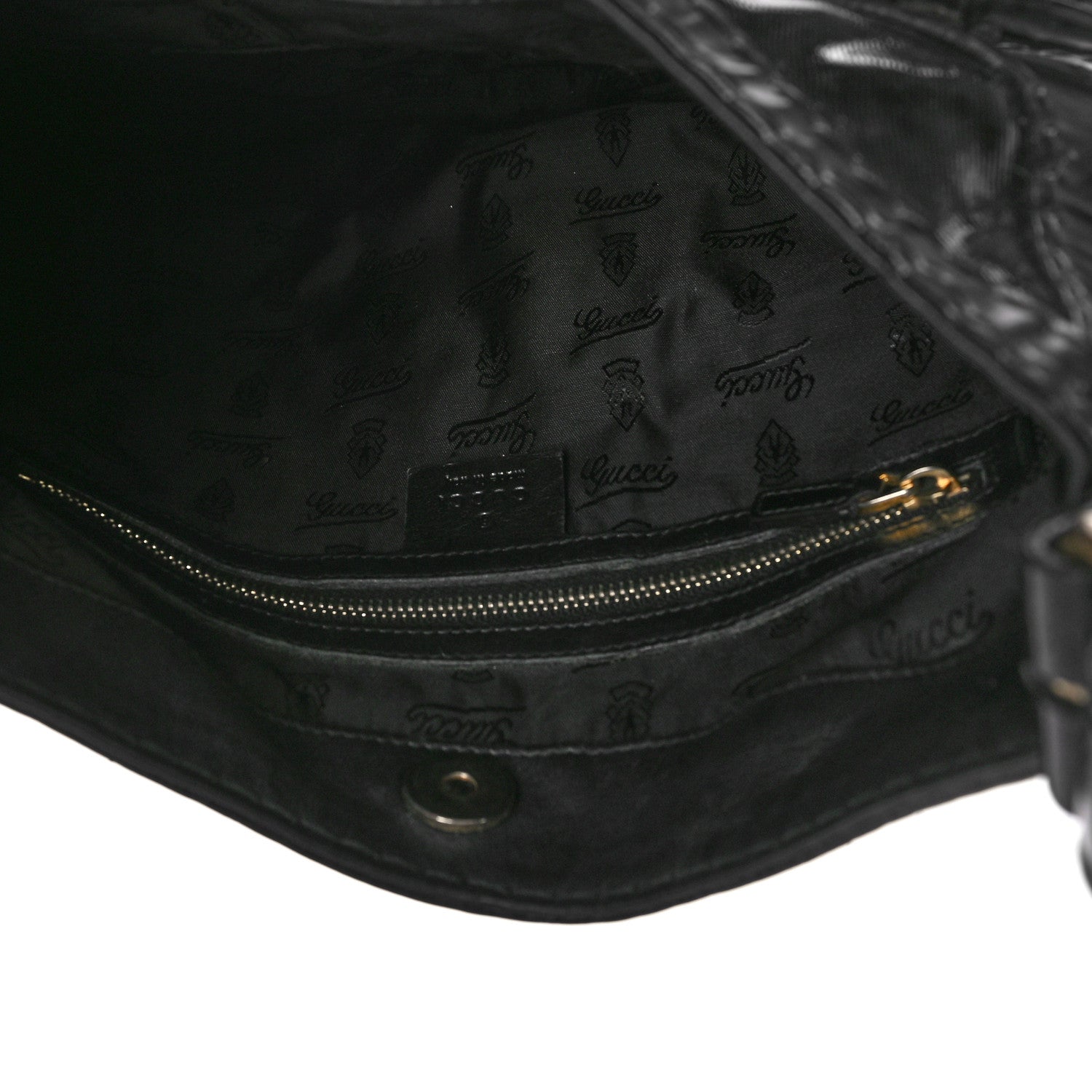 Gucci Dialux Queen Bow Hobo Black 5 of 11