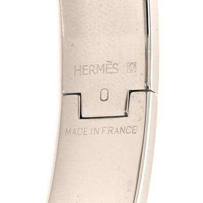 Hermes Narrow Enamel Clic Clac H Bracelet PM Bleu Electrique 4 of 4