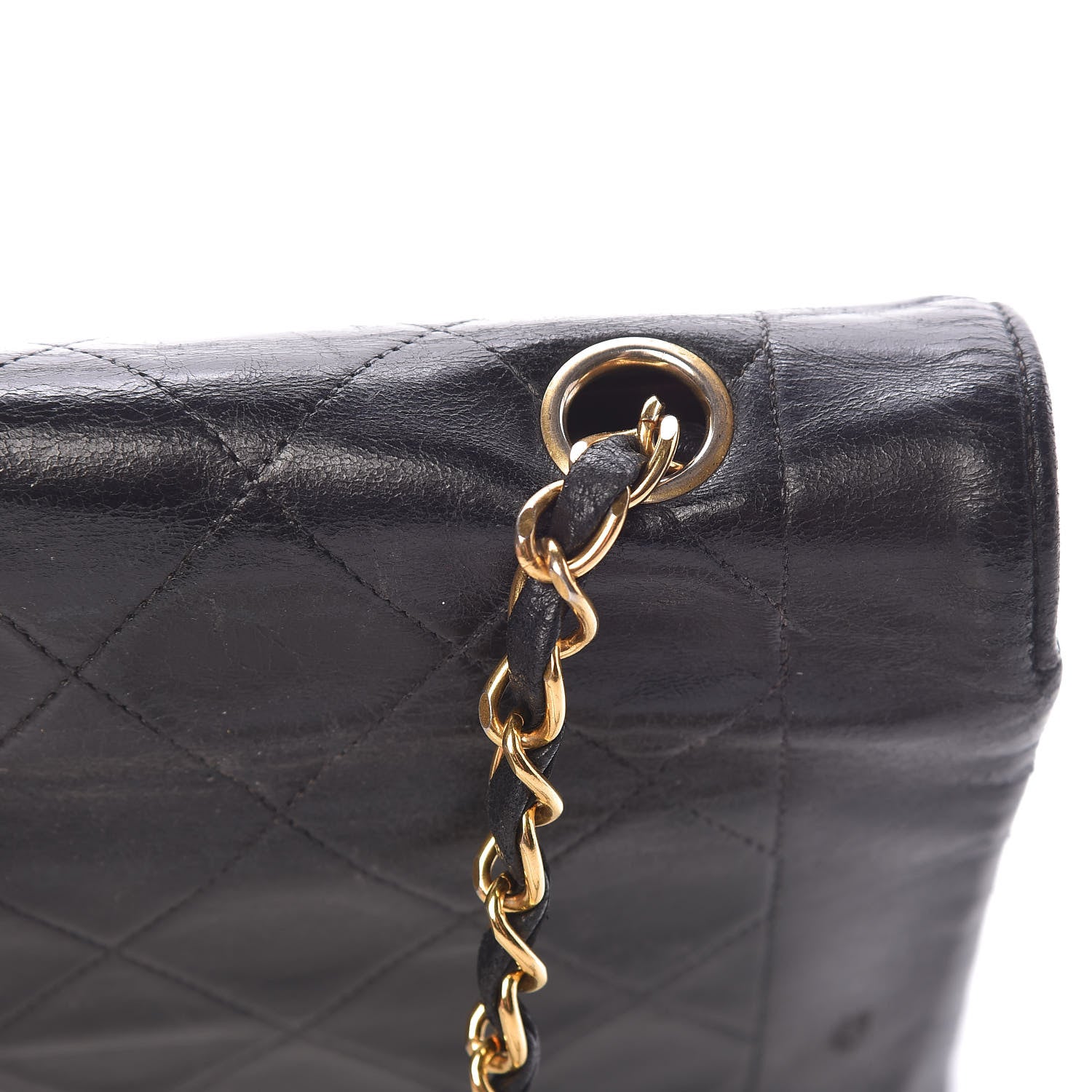 Chanel Lambskin Quilted Small Single Flap Black 24 of 29