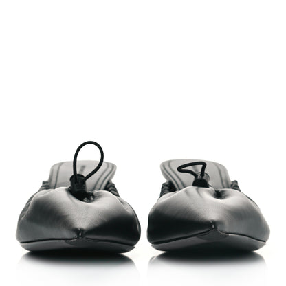 Balenciaga Smooth Nappa Pointed Toe Scrunch Knife 40mm Mules 38.5 Black 2 of 9