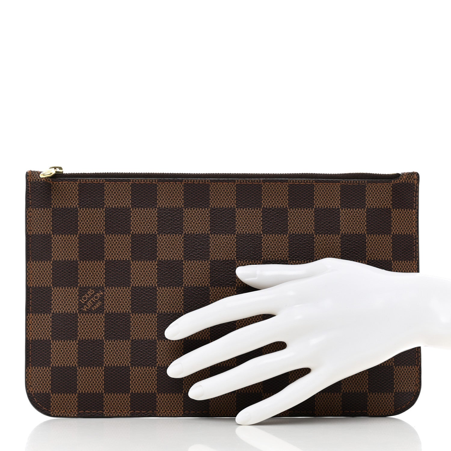 Louis Vuitton Damier Ebene Neverfull MM GM Pochette 2 of 6