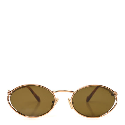 Miu Miu Metal Oval Sunglasses SMU52Y Tortoise 2 of 7