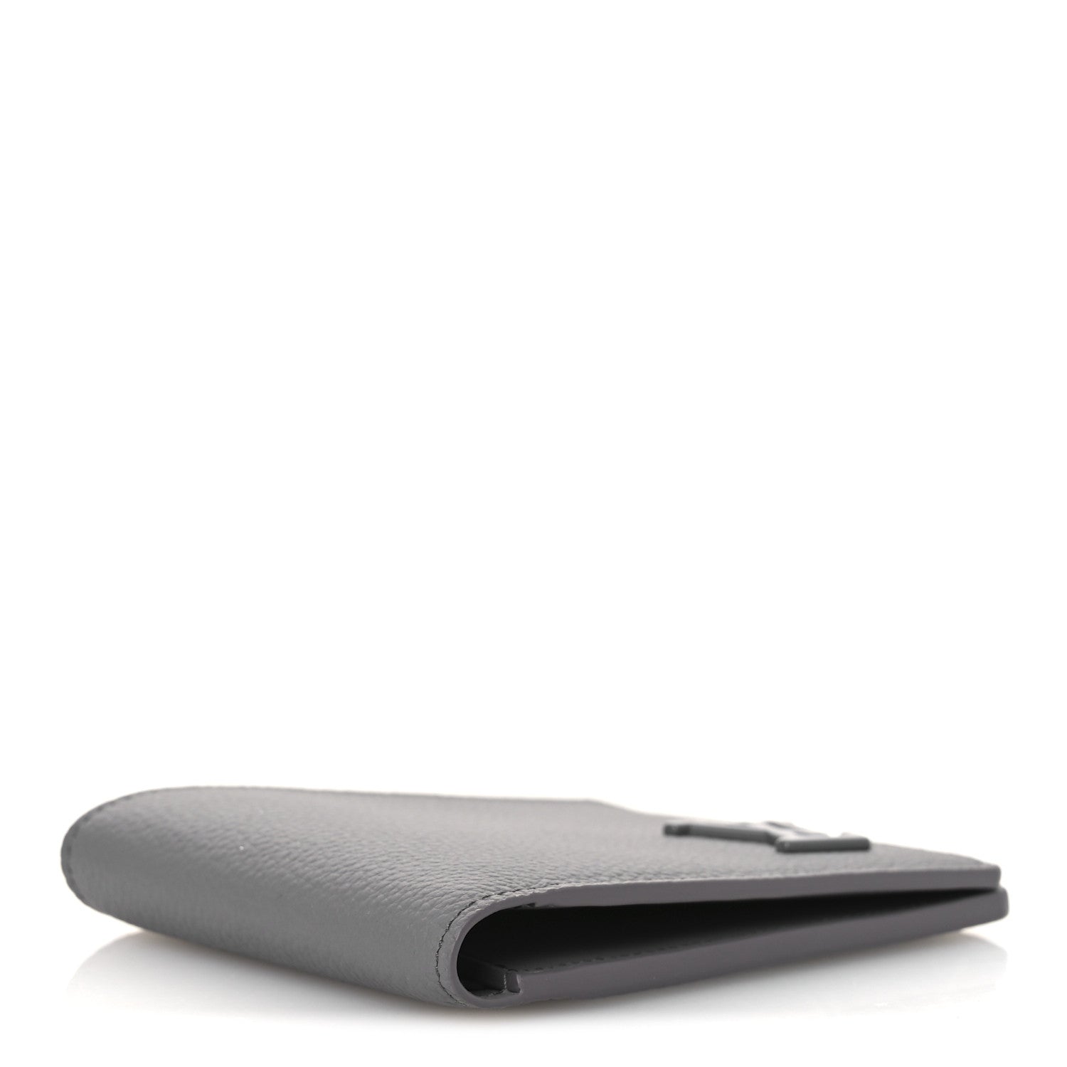 Louis Vuitton Grained Calfskin Aerogram Multiple Wallet Gris 4 of 8
