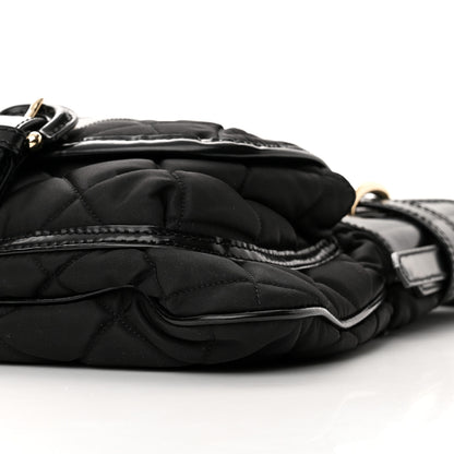 Burberry Nylon Calfskin Quilted Crossbody Bag Black 9 of 11