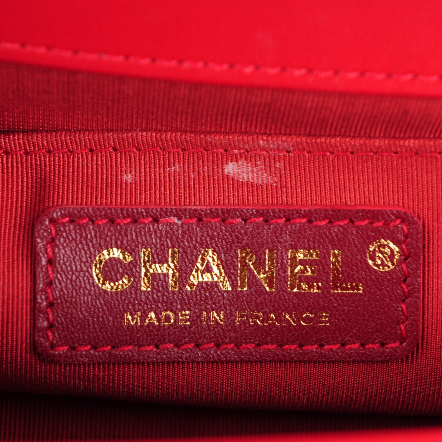 Chanel Lambskin Quilted Small Boy Flap Red 6 of 7