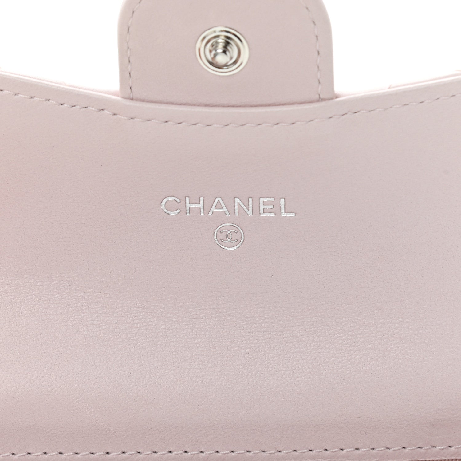 Chanel Lambskin Quilted Flap Card Holder Pink 6 of 11