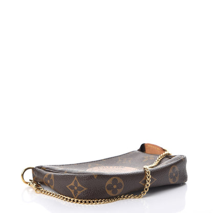 Louis Vuitton Monogram Complice Trunks and Bags Mini Pochette Accessories Beige 4 of 7