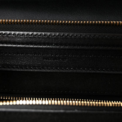 Celine Supple Shiny Lambskin Luggage Black 7 of 10