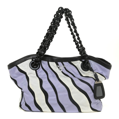 Prada Tessuto Nylon Waves Chain Tote Multicolor 1 of 16
