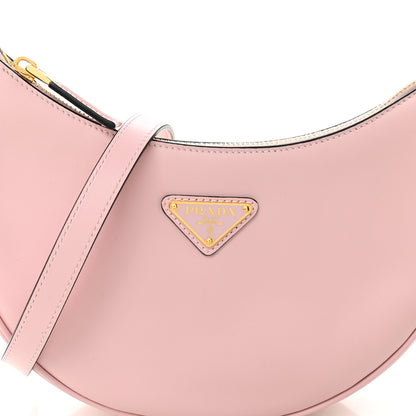 Prada Soft Calfskin Arque Shoulder Bag Alabastro 8 of 10