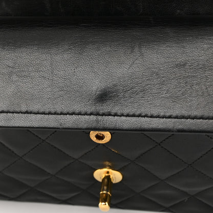 Chanel Lambskin Quilted Small Double Flap Black 14 of 16