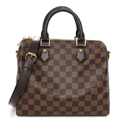 Louis Vuitton Damier Ebene Speedy Bandouliere 25 1 of 10