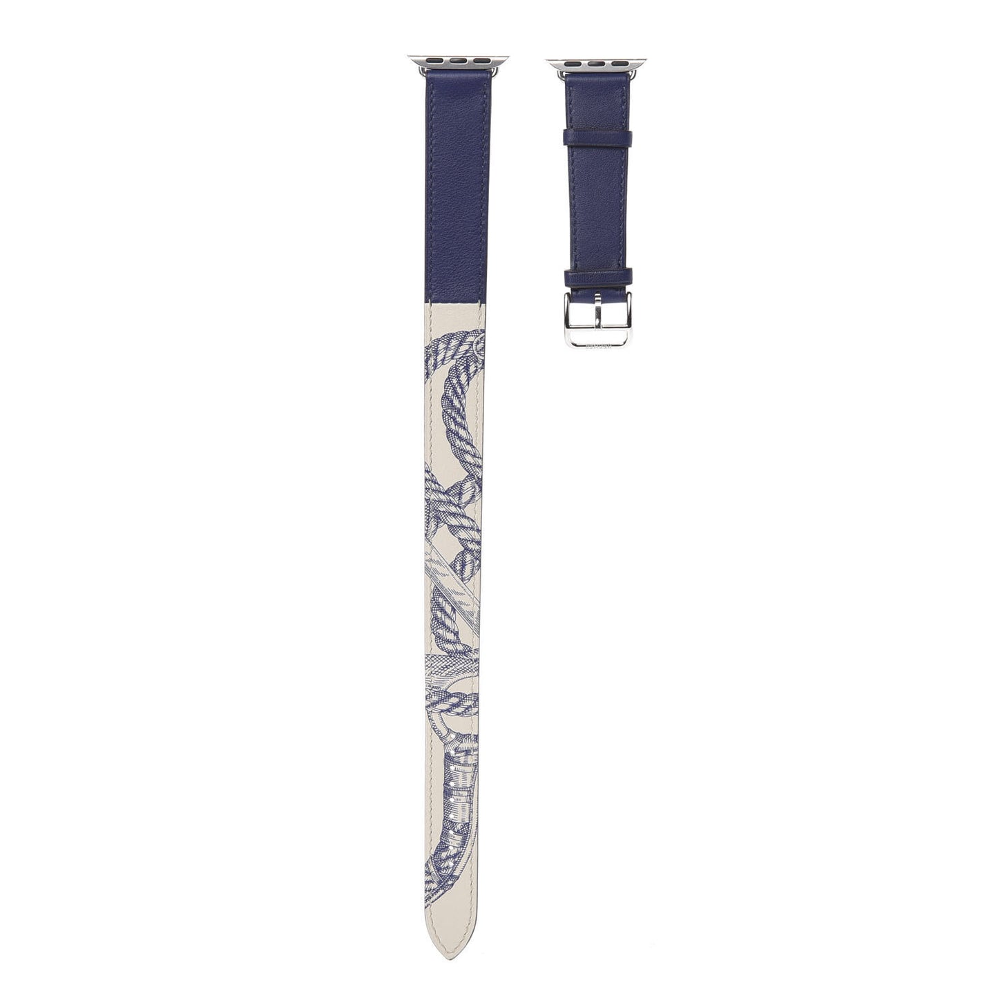 Swift Cavalleria Print 40mm Apple Watch Double Tour Strap Encre Beton