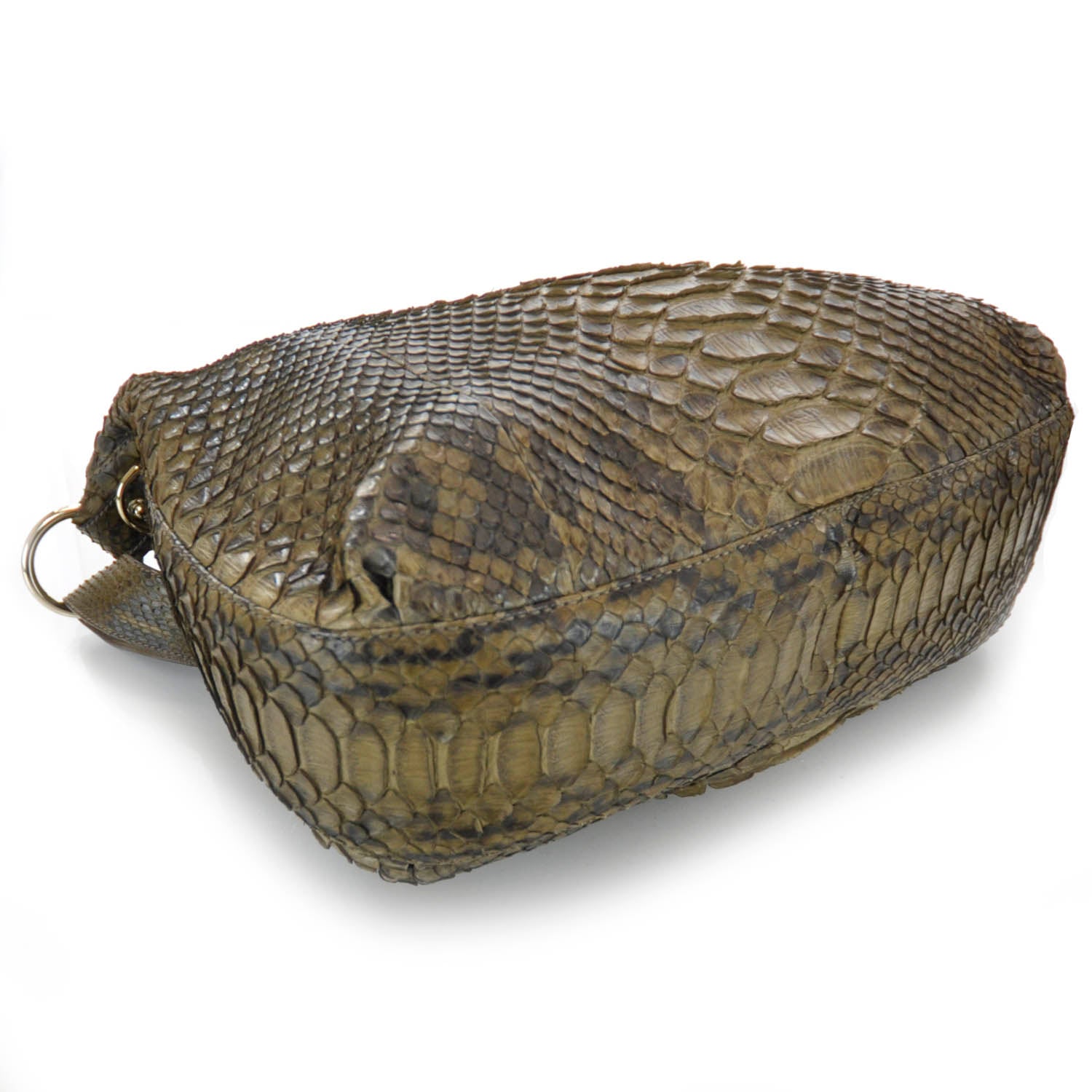 Gucci Python G Wave Medium Shoulder Bag Caramel 4 of 8
