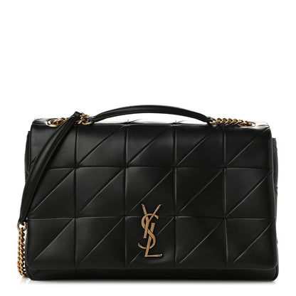 Saint Laurent Lambskin Patchwork Monogram Large Jamie Black 1 of 10