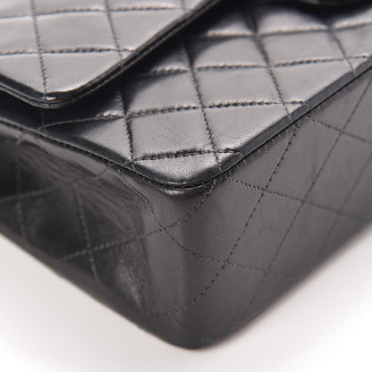 Chanel Lambskin Quilted Medium Double Flap Black 15 of 19