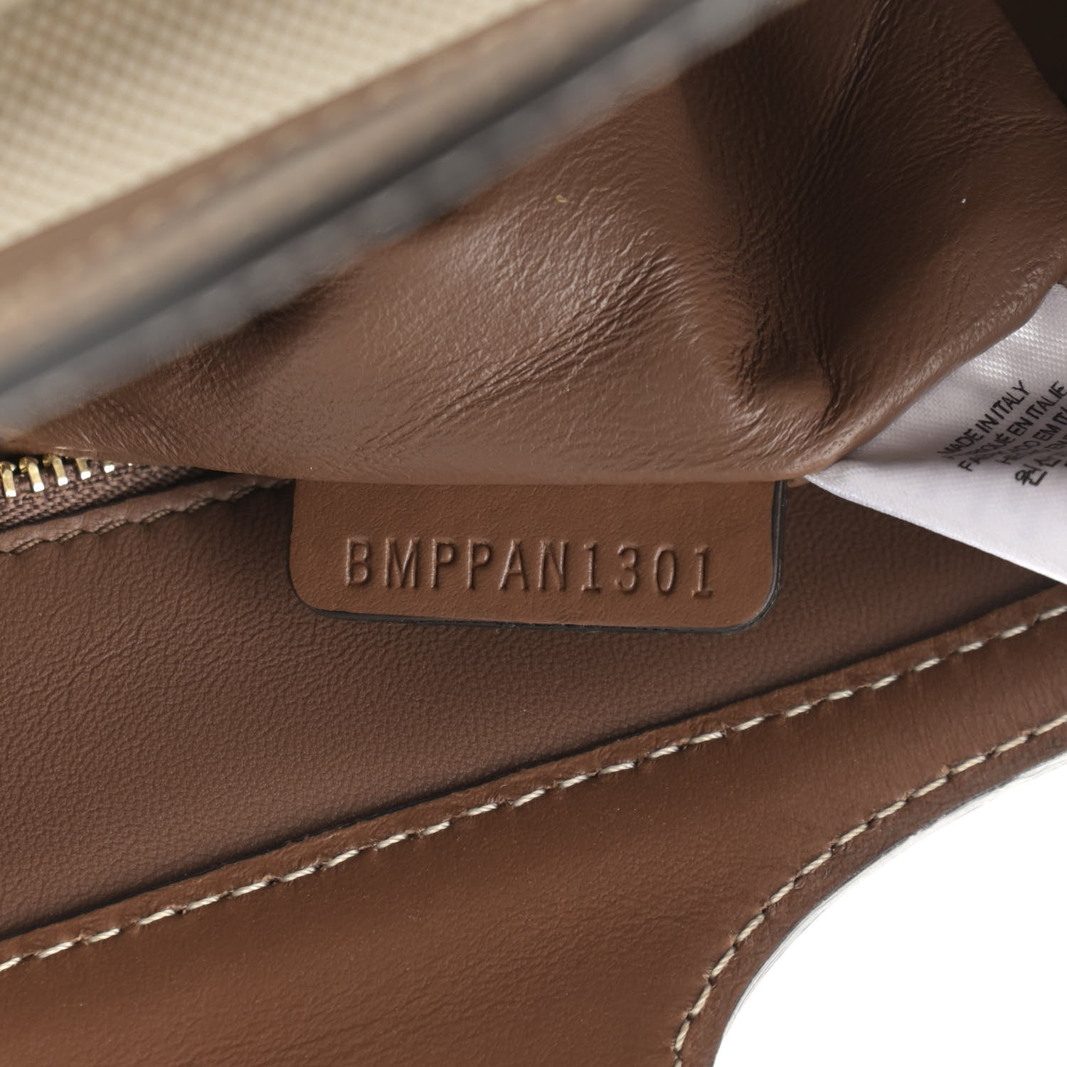 Burberry Canvas Smooth Calfskin Two Tone Mini Pocket Bag Natural Malt Brown 7 of 11