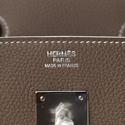 Hermes Togo Birkin 30 Etoupe 6 of 10