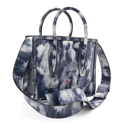 Christian Louboutin Metallic Calfskin Tie Dye Spikes Loubinthesky Mini Paloma Multicolor Silver 3 of 9