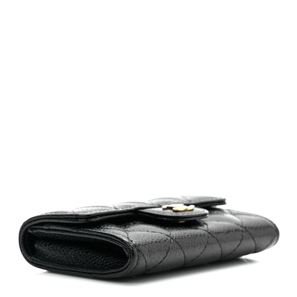 Chanel Caviar Quilted Flap Card Holder Black 4 of 7