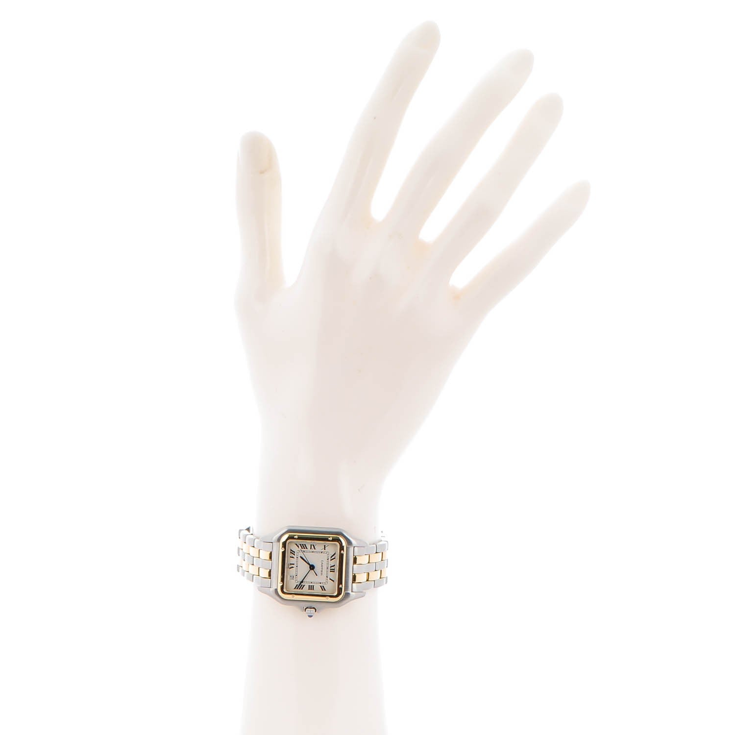 Cartier Stainless Steel 18K Yellow Gold 27mm Panthere Quartz Watch 2 of 6