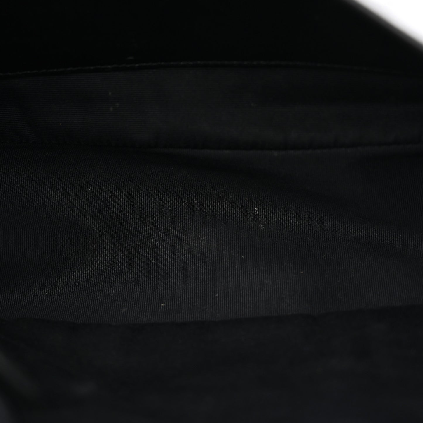 Crinkled Calfskin Matelasse Monogram Medium Niki Chain Satchel Black