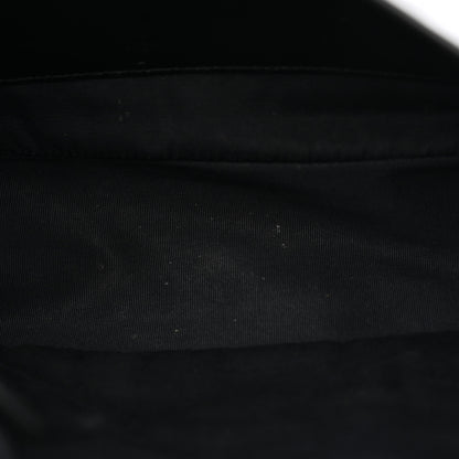 Saint Laurent Crinkled Calfskin Matelasse Monogram Medium Niki Chain Satchel Black 5 of 16