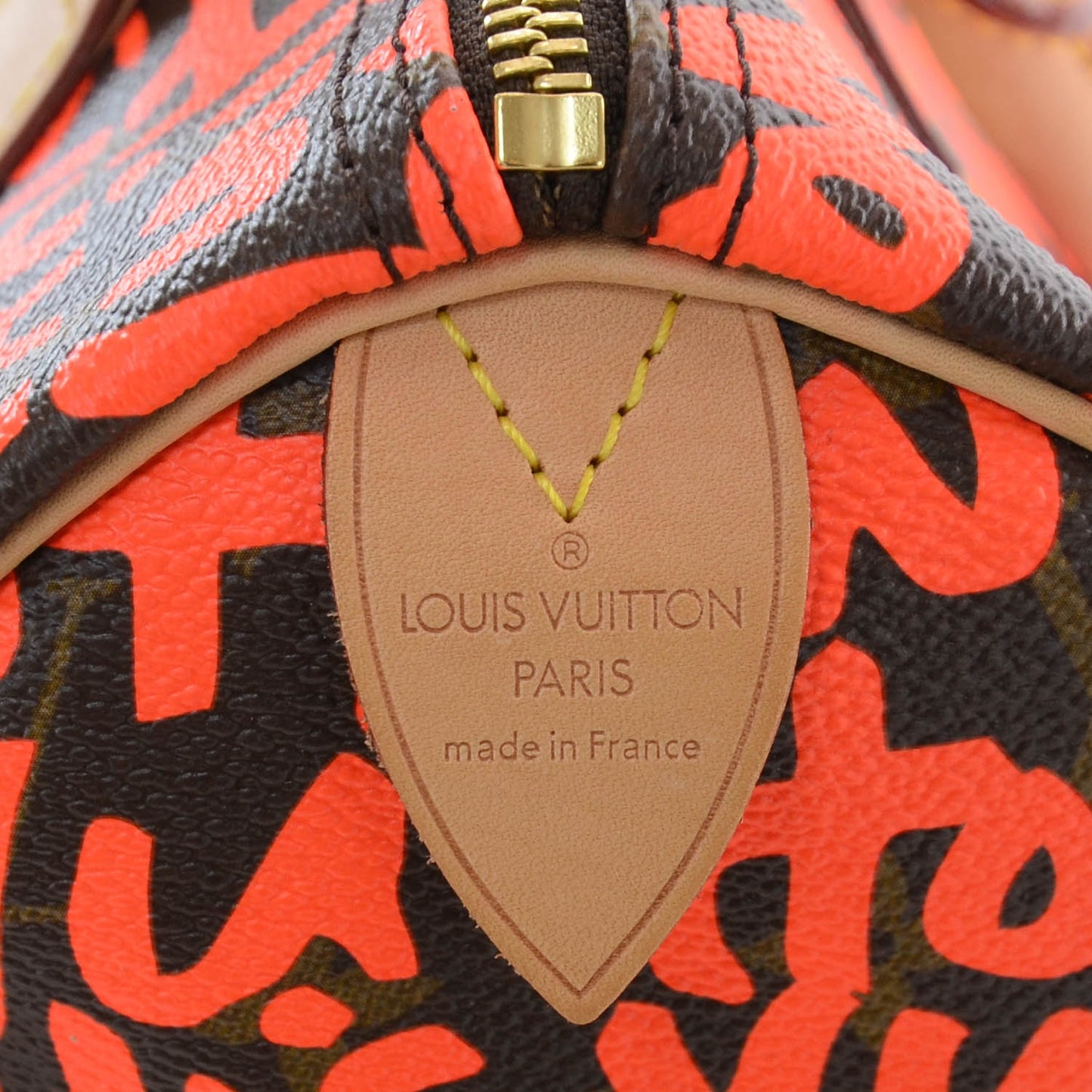 Monogram Graffiti Speedy 30 Orange