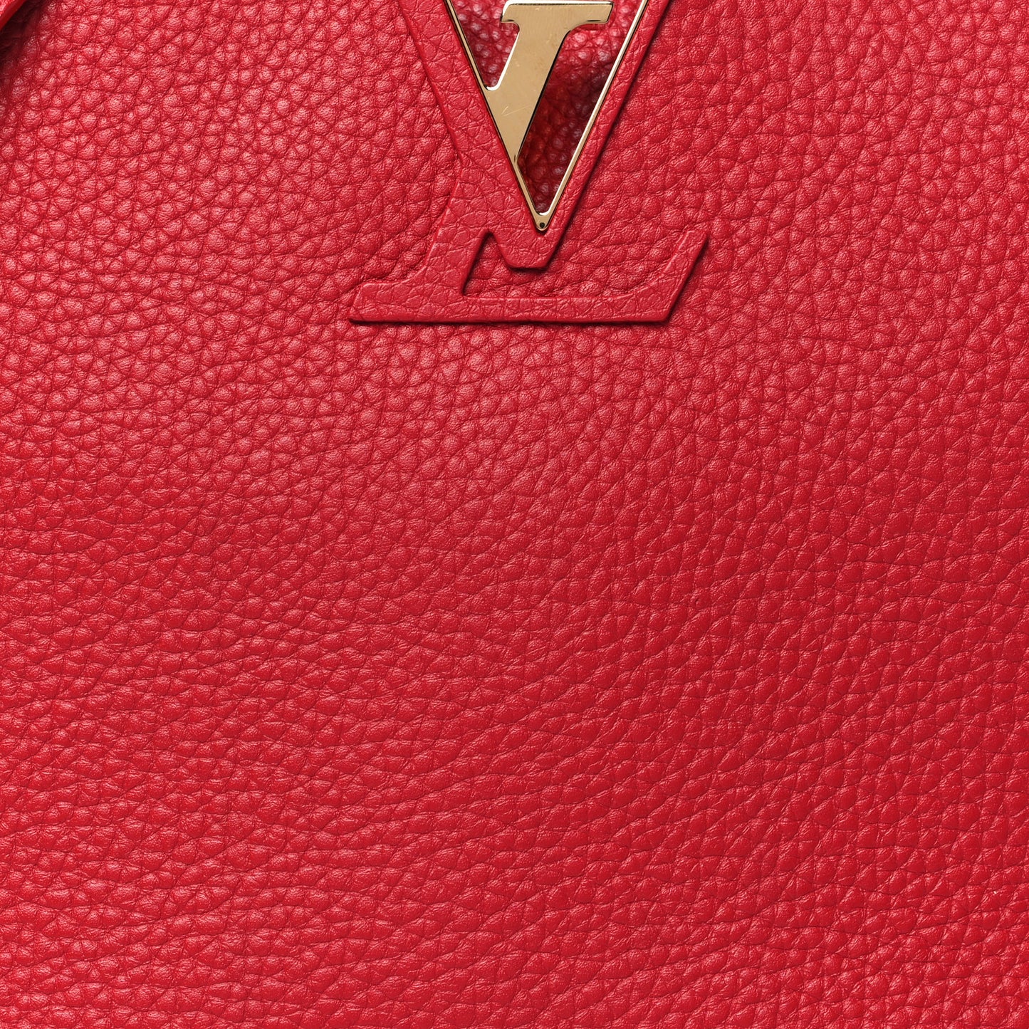 Taurillon Capucines PM Rubis
