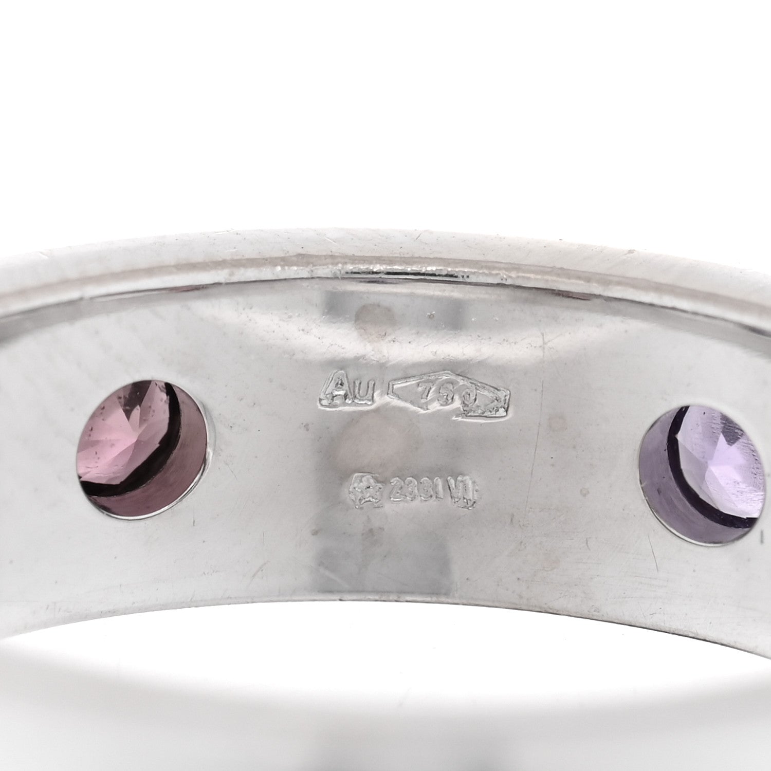 Bulgari 18K White Gold Diamond Pink Tourmaline Amethyst Roman Bulgari 18K White Gold Diamond Pink Tourmaline Amethyst Roman