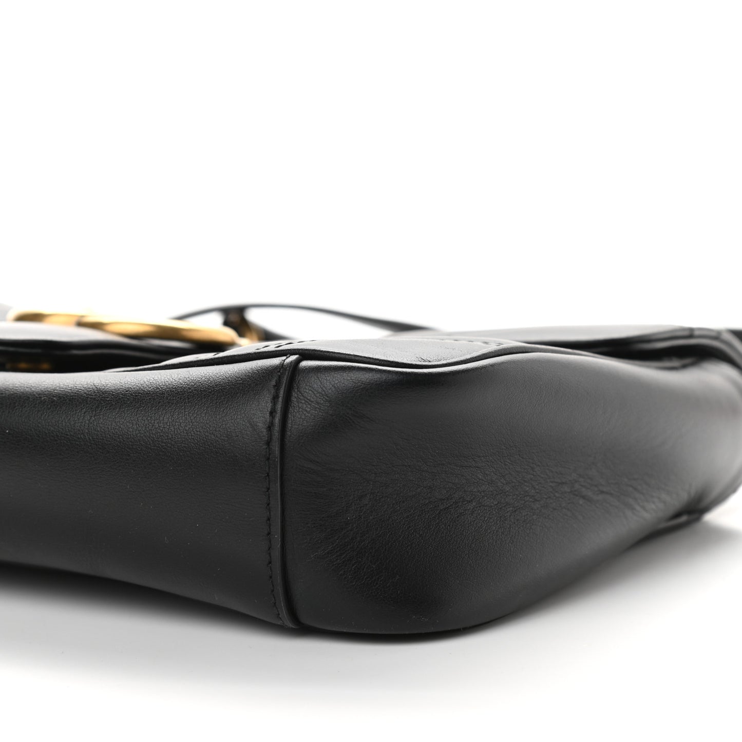 Calfskin Matelasse Small GG Marmont Shoulder Bag Black
