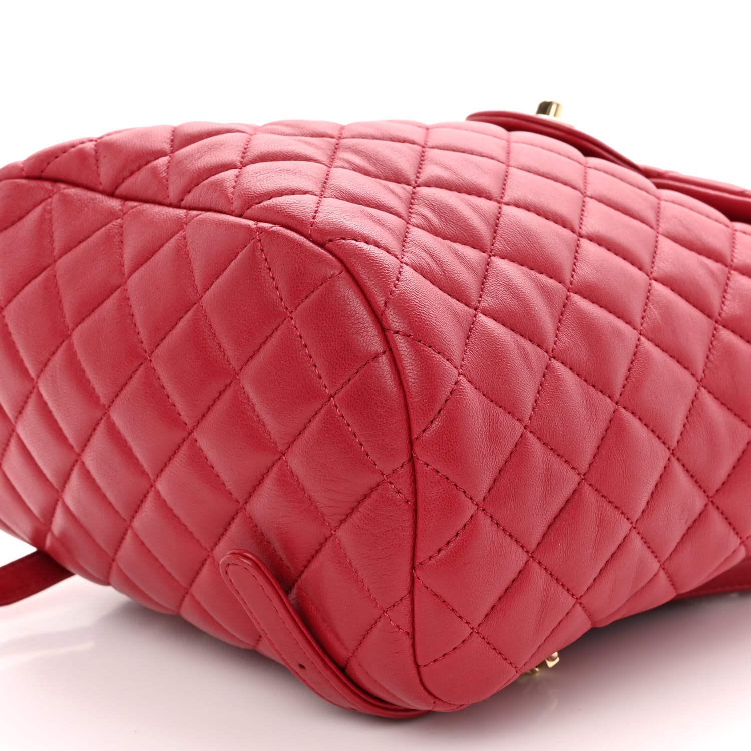 Chanel Lambskin Quilted Small Urban Spirit Backpack Red 10 of 10