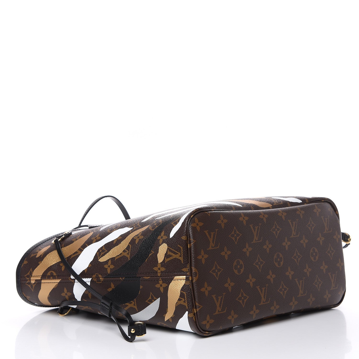 Louis Vuitton X LOL Monogram Neverfull MM Gold Silver 4 of 10