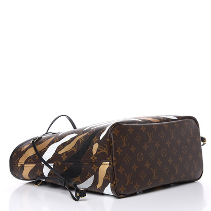Louis Vuitton X LOL Monogram Neverfull MM Gold Silver 4 of 10