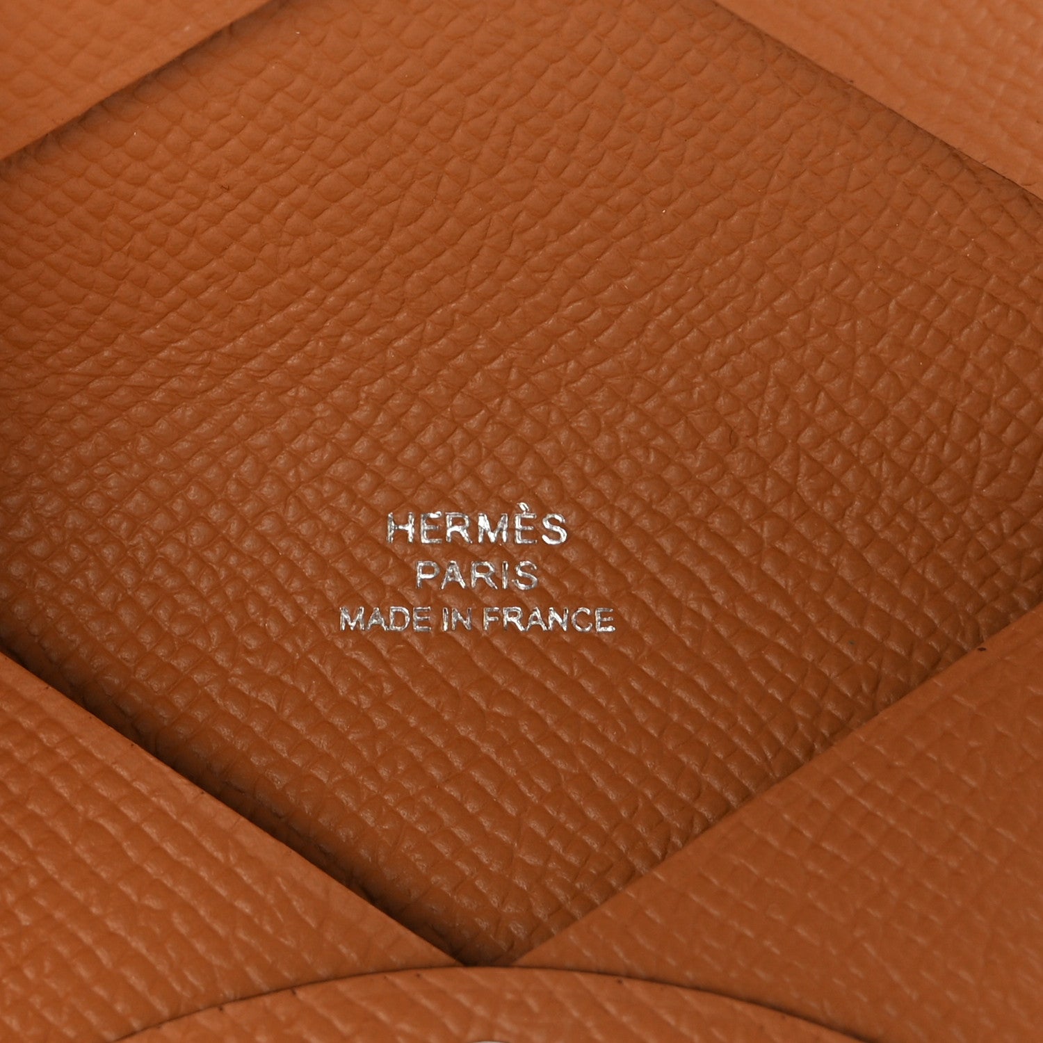 Hermes Epsom Calvi Card Case Gold 6 of 7