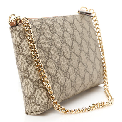 Gucci GG Supreme Monogram Wrist Wallet Black 3 of 10