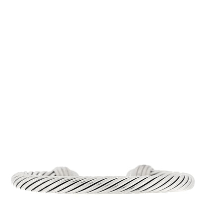 David Yurman Sterling Silver Diamond 7mm Cable Classics Bracelet 2 of 3