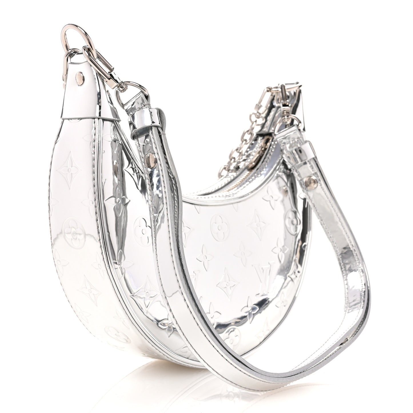 Monogram Miroir Loop PM Silver