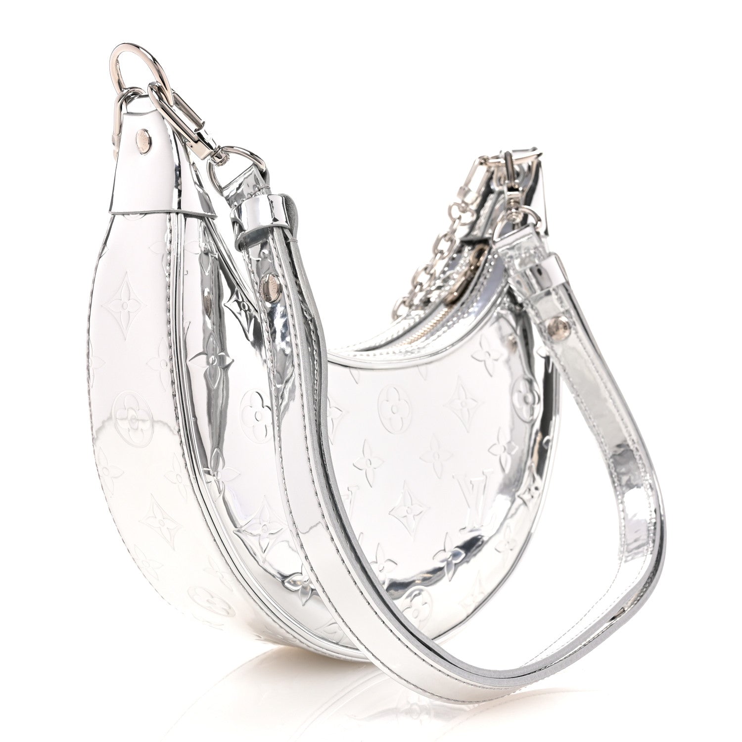 Louis Vuitton Monogram Miroir Loop PM Silver 3 of 9