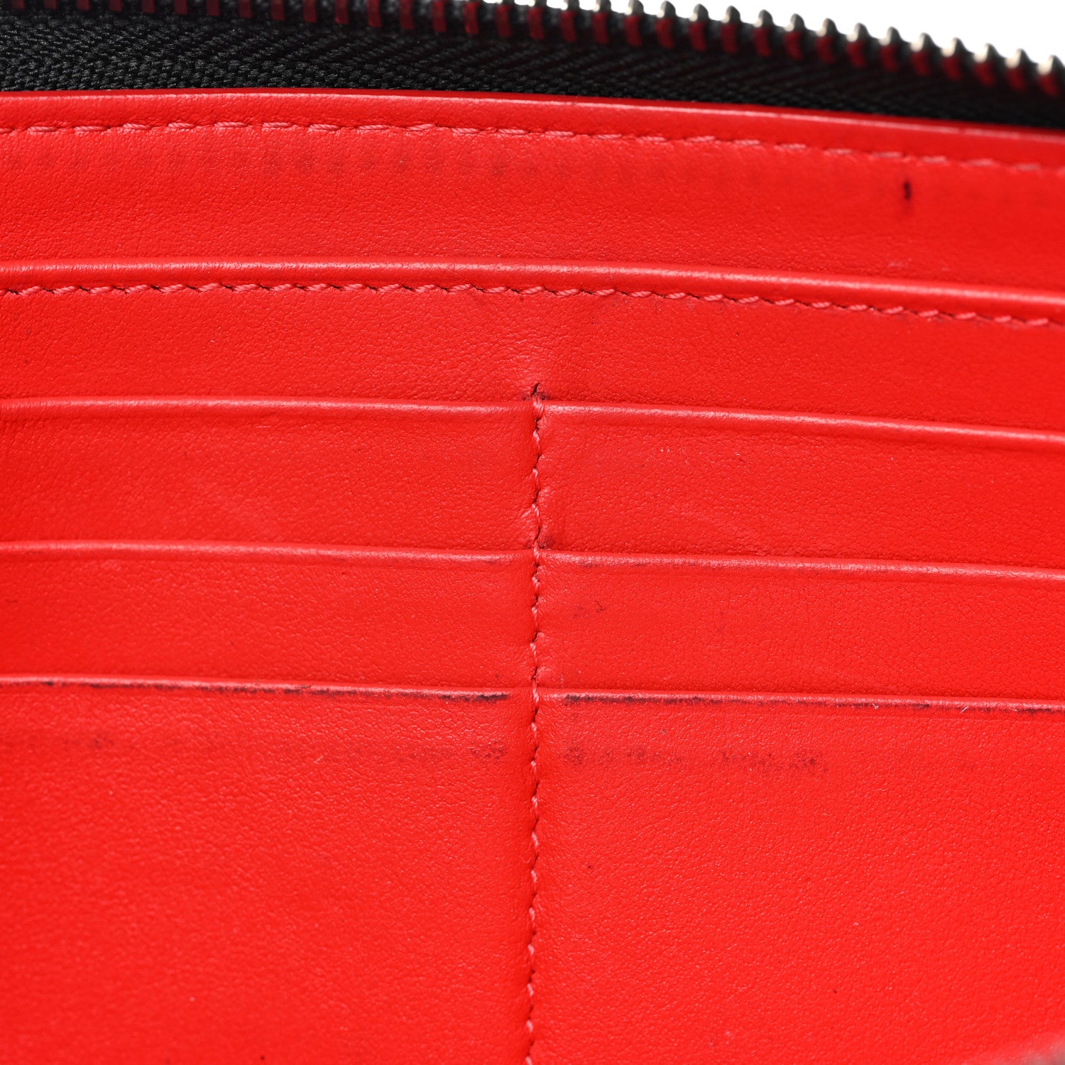 Christian Louboutin Calfskin Panettone Spiked Zip Around Wallet Black 8 of 9